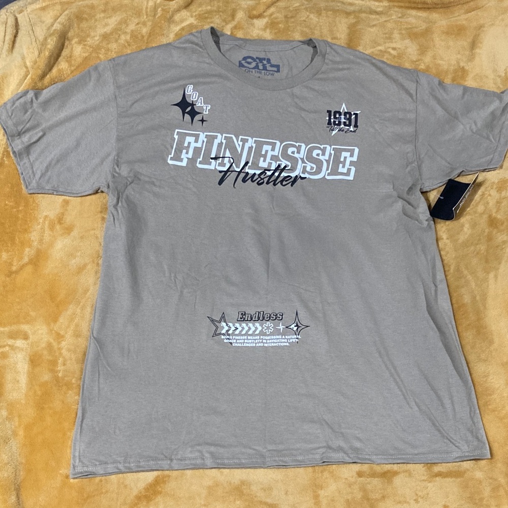 Finesse Hustler tan T-Shirt brand new